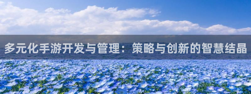 V8娱乐平台：多元化手游开发与管理：策略与创新的智慧结晶